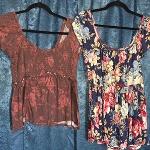 2-Torrid Flutter Sleeve Women's Tops